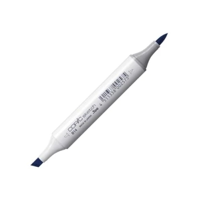 Obrázek COPIC Popisovač Sketch Typ B 14, Light Blue, profesionální zvýrazňovač štětců, se super hrotem na chleba a špičkou pro střední pečení