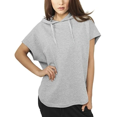 Obrázek Urban Classics Ladies Sleeveless Terry Hoody Mikina s kapucí, Ženy, Velikost: XS, Grey