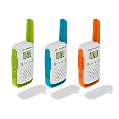 Obrázek Motorola Talkabout T42 Triple PMR rádiová zařízení (3dílná sada, PMR446, 16 kanálů, dosah 4 km)