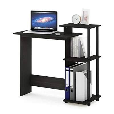 Obrázek Furinno Efficient Home Laptop Notebook počítačový stůl, espreso/černý