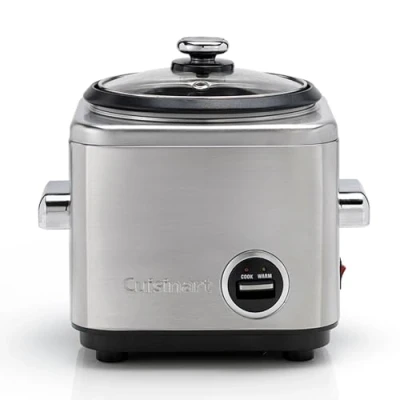 Obrázek Cuisinart Rýžovar 800 g hrnek multifunkční hrnec na rýži a obiloviny napařování udržování tepla zatahovací kabel parní z ušlechtilé oceli bez BPA odměrka lžíce včetně