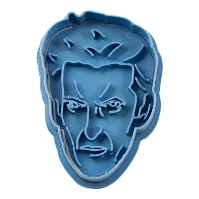 Obrázek Cuticuter Capaldi 12th Doctor Who Ausstechform, Blau, 8 x 7 1.5 cm