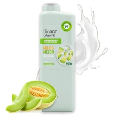 Obrázek Dicora Urban Fit Gel de Baño Vitamina A Leche &amp; Melón 750 ml