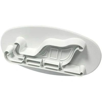 Obrázek PME SL902 Schlittenprägeausstecher, mittelgroß, Kunststoff, Weiß, 11 x 5.5 cm