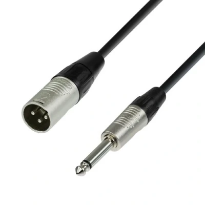 Obrázek Adam Hall Cables 4 STAR MMP 0300 Kabel mikrofonu REAN XLR Male na zdířce TS 3 m
