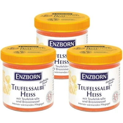 Obrázek Enzborn Čertovská mast horká 3 x 200 ml