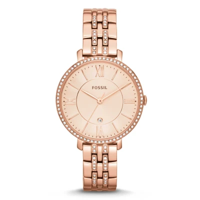 Obrázek Fossil Jacqueline Hodinky Rose goldcoloured, Ženy, Velikost: One Size, gold coloured