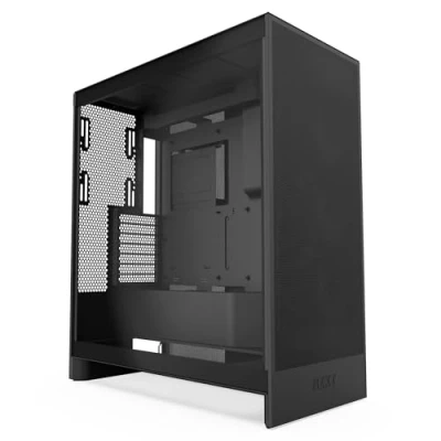Obrázek NZXT H7 Flow Skříň Mid Tower ATX Airflow Až 3 x 120mm ventilátor ve dně pro přímé chlazení GPU 120 mm přední 420 chladicí deska vpředu černý