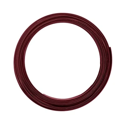 Obrázek Vaessen Creative Hliníkový drát plochý 5x1mm 5m Oxblood