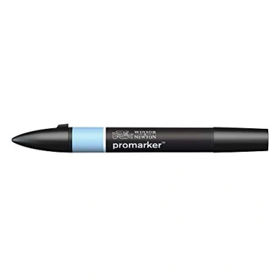Obrázek Winsor &amp; Newton 0203002 ProMarker, profesionální layoutmarker 2 hroty, jemné a široké pro výkresy, design rozvržení mrakově modrá