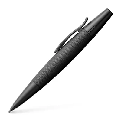 Obrázek FABER CASTELL 138690 otočná tužka e motion pure black, síla psaní B, černá
