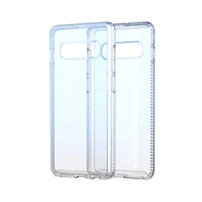 Obrázek Tech21 Pure Shimmer Dünne Schutzhülle für Samsung Galaxy S10+, Blau