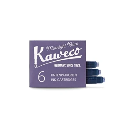 Obrázek Kaweco Inkoustové patrony půlnoční modrá 6 kusů