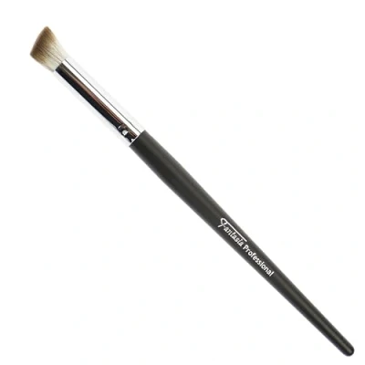 Obrázek Štětec na oční stíny, ušlechtilý make up štětec v černé barvě, zkosený vrásky z přírodních vlasů, délka: 17,5 cm od Fantasia
