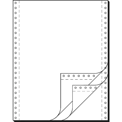 Obrázek SIGEL 32243 nekonečný papír 12 palců x 240 mm (A4 vysoký), 60/53/57 g, 600 sad LP, SD, 3dílný, do tiskárny
