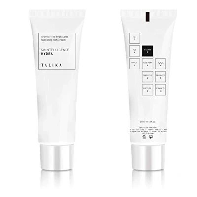 Obrázek TALIKA Skintelligence Hydra Hydrating Rich Cream Intenzivní bohatý hydratační krém pro okamžité pohodlí, Dlouhotrvající na obličej suchou až velmi pokožku 50 ml