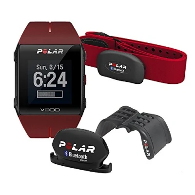 Obrázek POLAR Hodinky s tepem V800 HR JNG Special Edition, red, 90061182