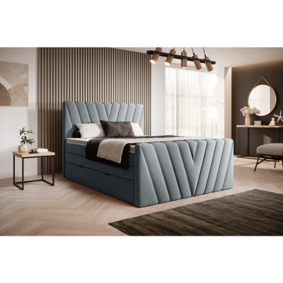 Obrázek Boxspring Candice 140x200 Materiál / Dekor: Velvetmat 4