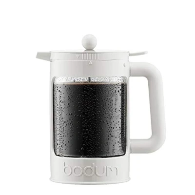 Obrázek Bodum K11683 913 Bean kávovar na přípravu kávy ledová káva plast bílý 12,5 x 20 22,7 cm 1,5 l