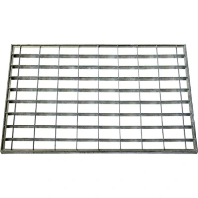 Obrázek ID mat t 4060 L mřížka kov koberec rohožka ocel pozinkovaná šedá 60 x 40 2 cm