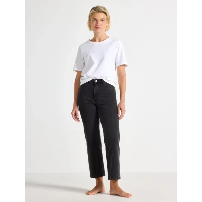 Obrázek Lindex Trousers Hanna Džíny Relaxed Fit, Ženy, Velikost: 44, Black