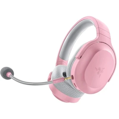 Obrázek Razer Barracuda X Kabelloses Multiplattform Headset für Gaming und Mobile Geräte (SmartSwitch Dual Wireless, TriForce 40mm, Mikrofon mit Nierencharakteristik, 50h Akku, USB C) Quartz Pink