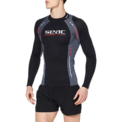 Obrázek Seac Warm Guard Long pánská termo ochranná vesta z 5mm neoprenu, vyrážka na šnorchlování a plavání jako UV ochrana, XS
