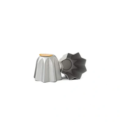 Obrázek Decora 0062683 Backform für Mini Pandoro aus eloxiertem Aluminium, Silber, 70 g, Ø 7,5 x 6,5 cm, 1 Stück