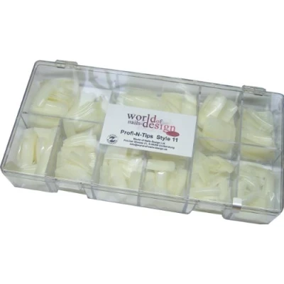 Obrázek World Of Nails pro Design 500 N nehtové tipy (Style 11) v Tipbox, velikost 1 10, balení (1 x kusů)