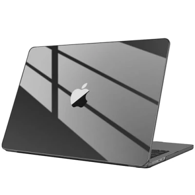 Obrázek Fintie pouzdro kompatibilní s MacBook Pro 14 palců (20242021) A3112 A3401 A3185 A2992 A2918 A2779 A2442 M4 M3 M2 M1 Pro/Max, ochranné palců, černý křišťál (ultra