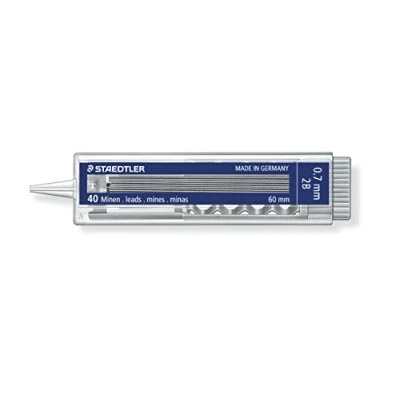 Obrázek STAEDTLER 255 07 2B Mars Micro jemných náplní průměr 0,7 mm, 2B, 10 kusů (40 tuh)