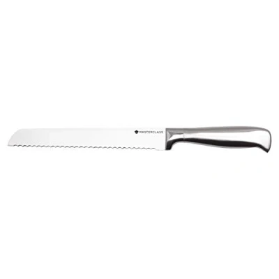 Obrázek MasterClass Acero Deluxe Edelstahl Brotmesser, 20 cm, Farbe: Silber, gezacktes Küchenmesser mit konisch geschliffener Klinge