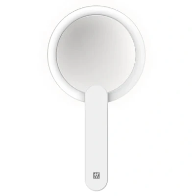 Obrázek ZWILLING Kosmetické zrcátko (10x zvětšení, LED dobíjecí, rukojeť otočná o 360 stupňů, bílé denní světlo), Premium,