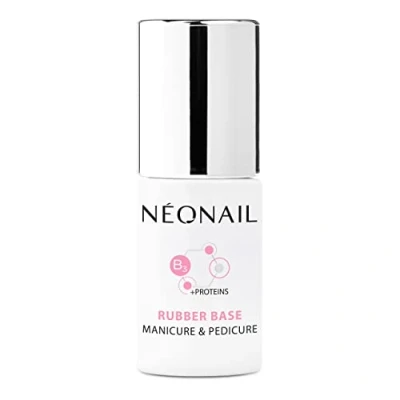 Obrázek Neonail lak na nehty, polopermanentní, podkladový lak, 7,2 ml, UV gel, guma, základní Nail Art