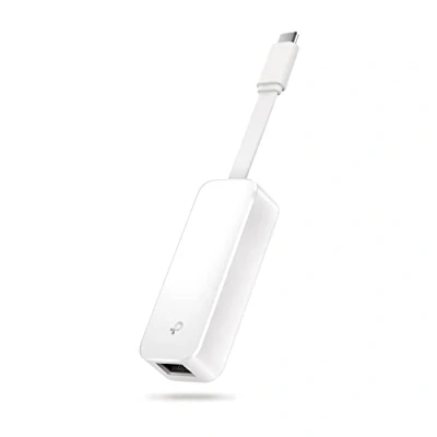 Obrázek TP Link UE300C USB C auf Ethernet Adapter, RJ45 Gigabit LAN Netzwerkadapter, Plug and Play unter Windows 11/10/8.1/8, macOS, iPadOS, Chrome OS und Linux OS, Weiß