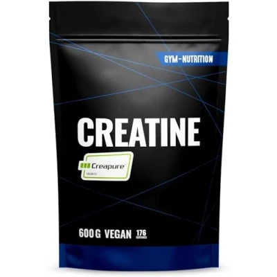 Obrázek Creapure® Kreatine monohydrát prášek 600 g Ultra čistý kreatin optimální vysoká dávka 100% veganský plněný v Německu