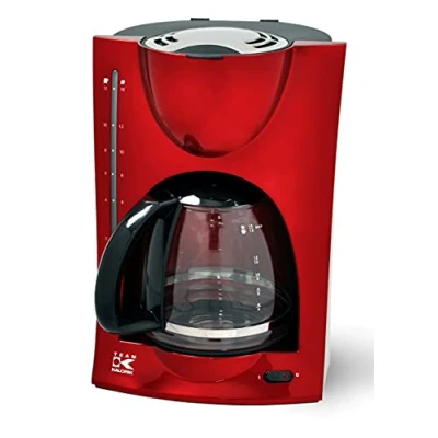 Obrázek Kávovar na překapávanou kávu Kalorik, objem 1,5 l, skleněná konvice, až 12 šálků, 900 W, červená, TKG KA 1050 R, červená metalíza*11427