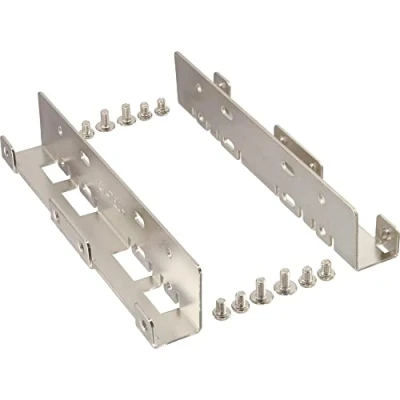 Obrázek InLine 39950C HDD/SSD montážní lišty, 2x 6,35 cm (2,5&quot;) na 8,89 (3,5&quot;), pouze rámy a šrouby