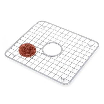 Obrázek iDesign 72102EU Gia mřížka dřezu, standardní s otvorem, leštěná