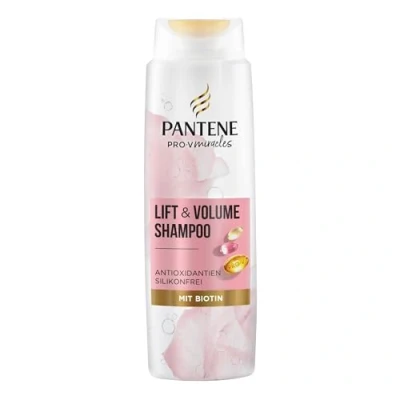 Obrázek Pantene Pro V Lift &amp; Volume zahušťující šampon s biotinem, bez silikonu 250 ml. Miracles Šampon, obohacený o antioxidanty. Viditelné Silnější a plnější vlasy