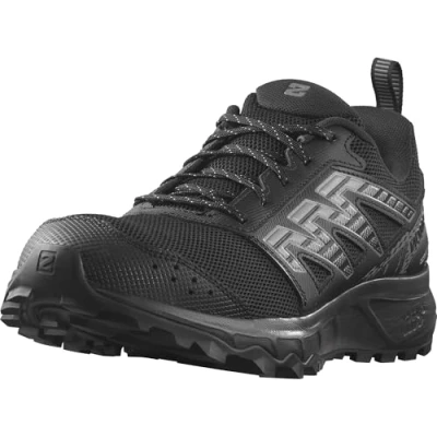 Obrázek Salomon Pánská Wander Hiking Shoe, Black Pewter Frost Gray