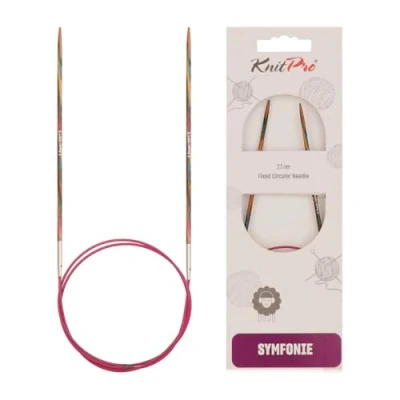 Obrázek KnitPro Symfonie Wood kruhová pletací jehlice 2,5 mm 100 cm, vícebarevná