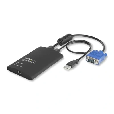 Obrázek StarTech.com SVK2USB2B kabelové rozhraní a přechodky USB 2.0 Černá, černá
