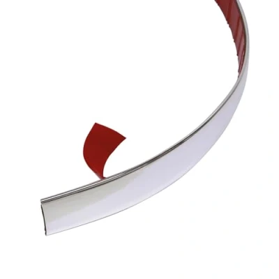 Obrázek Carpoint 2218523 dekorace proužky Chrom 22 mm 2 m