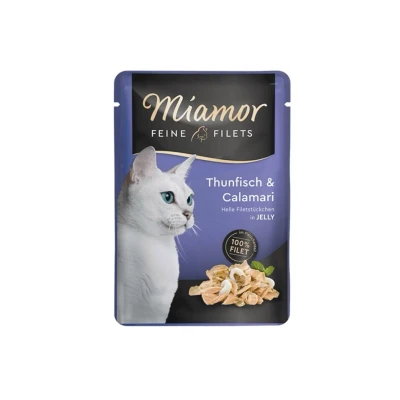 Obrázek Kapsička MIAMOR Fillets tuňák a kalamáry v želé 100g