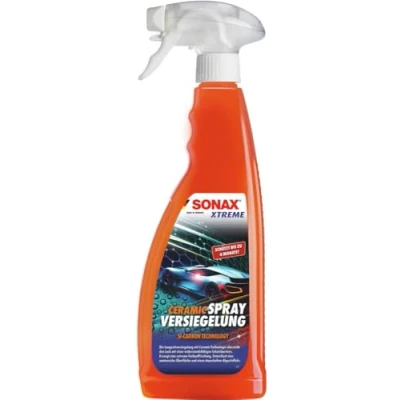 Obrázek SONAX XTREME Ceramic ošetření sprejem (750 ml) překrývá lak ochrannou bariérou, chrání před nečistotami a hmyzem. Keramické auta par excellence, transparentní, č. výr. 02574000