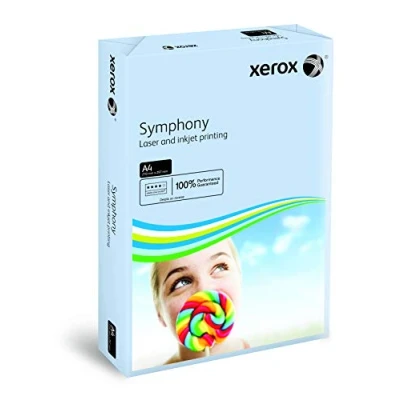 Obrázek Xerox 003R93222 barevný papír do tiskárny kopírkový Symphony pastell Din A4, 160 g/m², 250 listů v balení, modrý