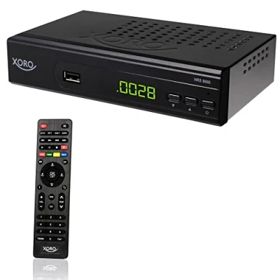 Obrázek Xoro HRS 8659 digitální satelitní přijímač (HDTV, DVB S2, HDMI, SCART, PVR Ready, USB 2.0) černý