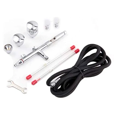 Obrázek airbrush Fengda FE 183K precizní duální akční sada pro gravitaci se 3 velikostmi košíčků a tryskami (0,3, 0,5 0,8 mm)