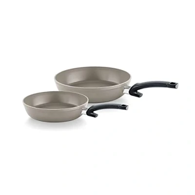 Obrázek Fissler Ceratal Comfort sada pánví / 2dílná, hliníková pánev, Keramická povrchová úprava (24+28 cm) pánev nepřilnavá indukce [Exkluzivně v obchodě Amazon]